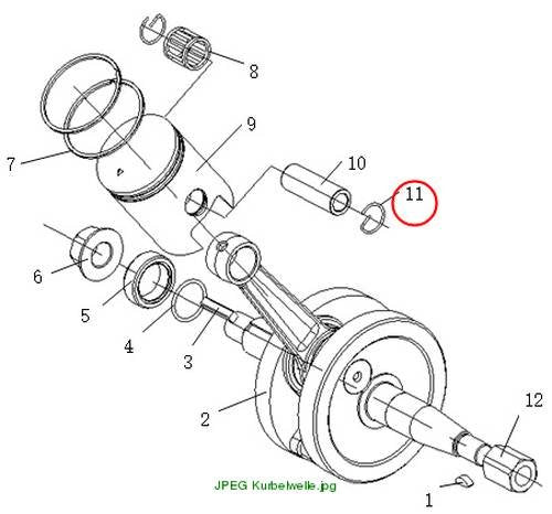 Piston clip