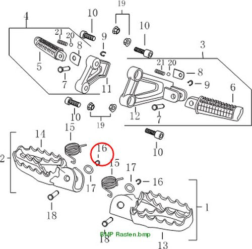 Retaining washer