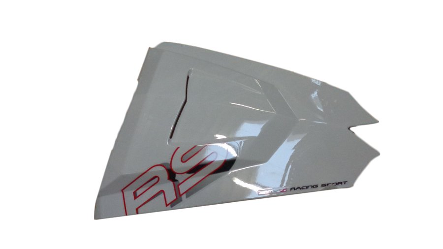 FRONT SHIELD white, red RS (SFM)