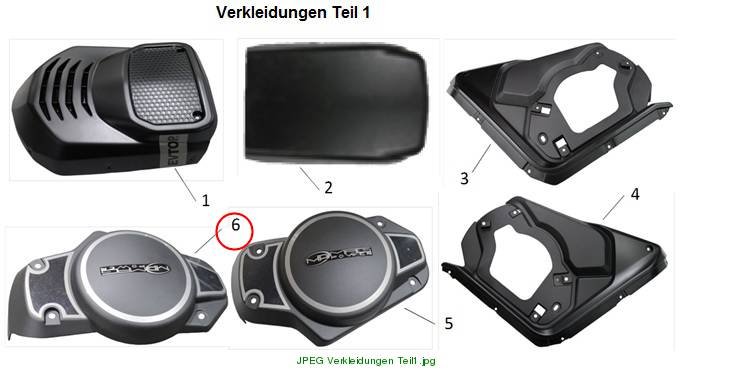 Gehäuseabdeckung rechts