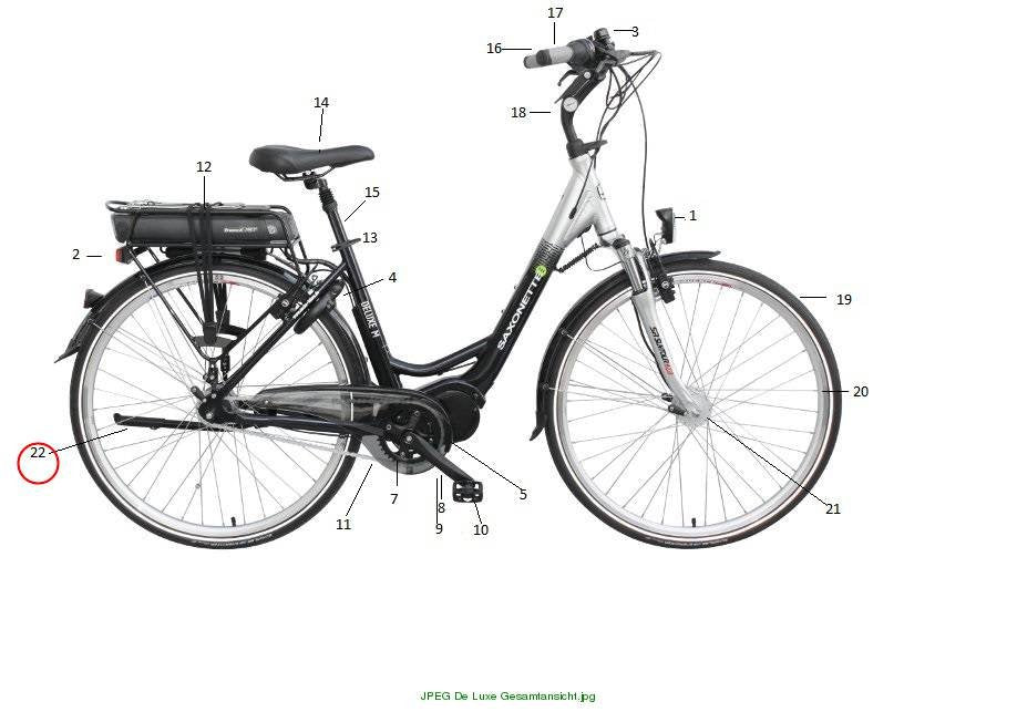 Seitenständer De-luxe M