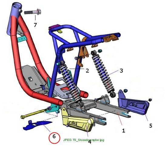small cover for rear flat fork