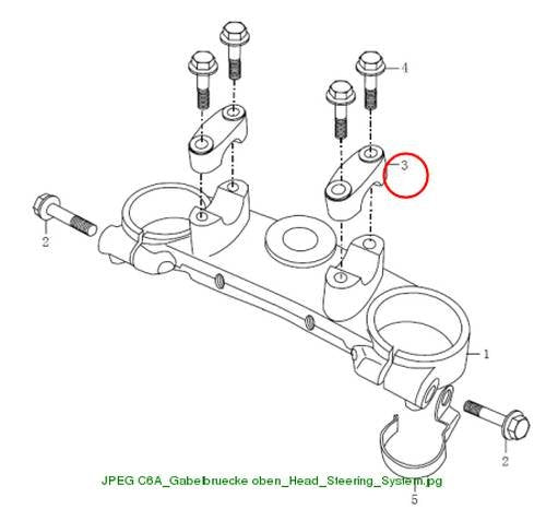 Holder, handle upper