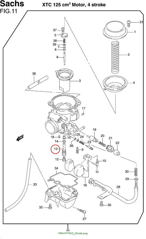 HOLDER, JET