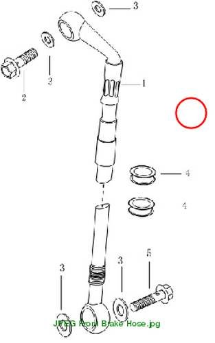 Bremsschlauch Vorderrad