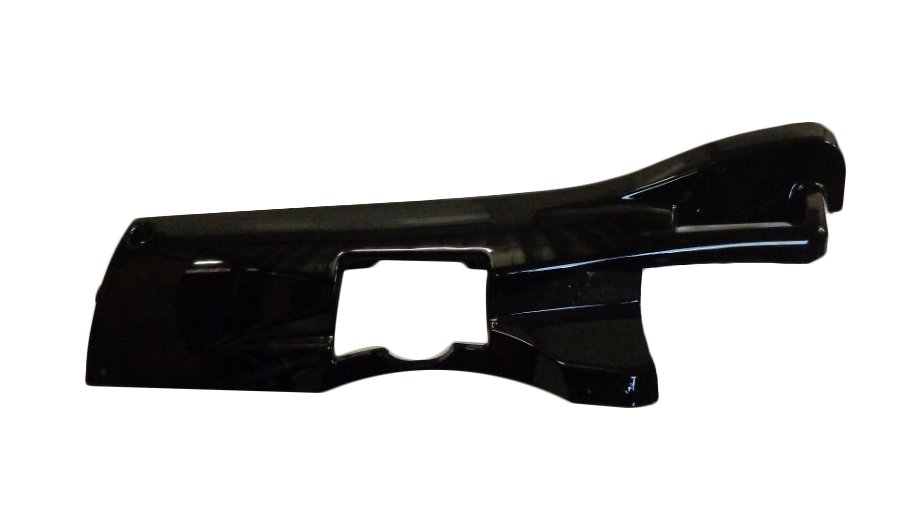 Left side panel footboard black