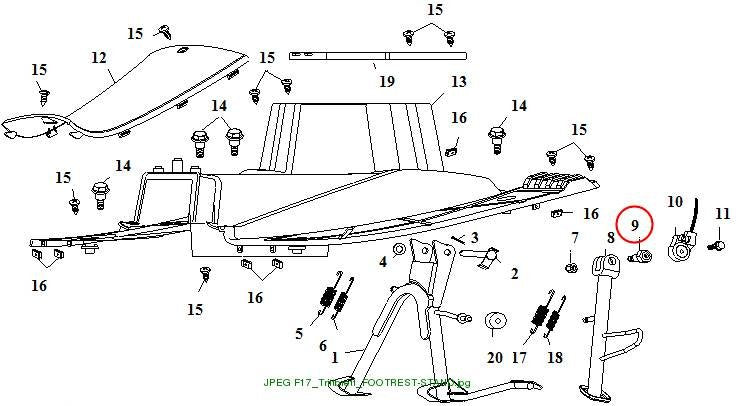 BOLT, SIDE STAND MOUNTING