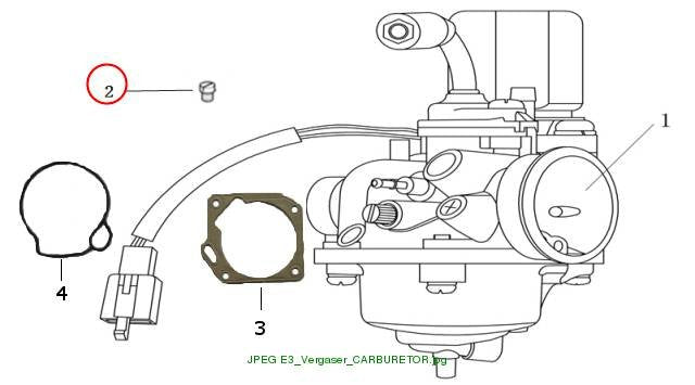 CARBURETTOR MAIN JET (MIKUNI) # 57.5