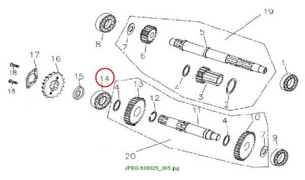 Bearing 6203-P6