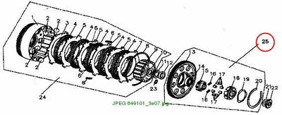 Driven Gear Assy, Primary Clutch