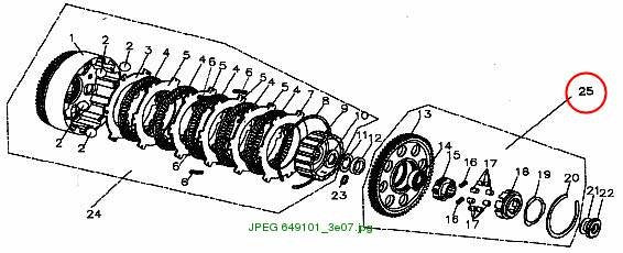 Driven Gear Assy, Primary Clutch