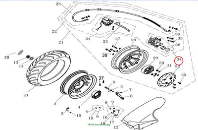 CALIPER ASSY. black