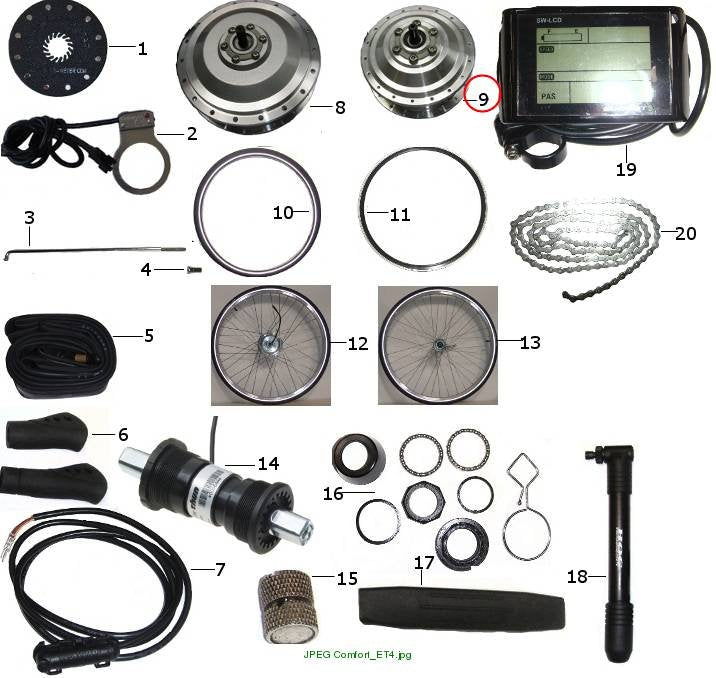 Motor 250W hall