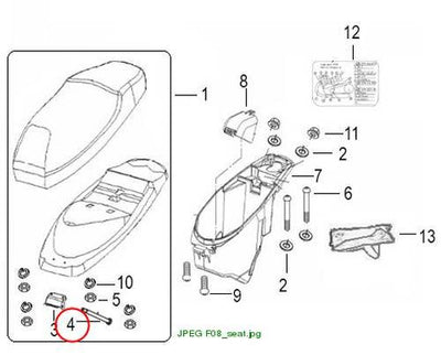 SHAFT, SEAT FITTING