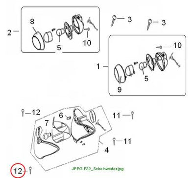 Sheet metal screw ST4.8 × 16