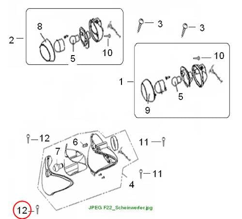 Sheet metal screw ST4.8 × 16