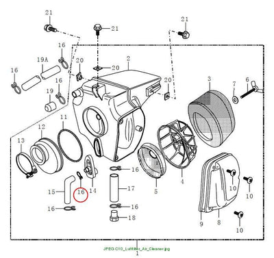 Clip, connecting tube