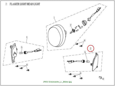 Front left turn signal