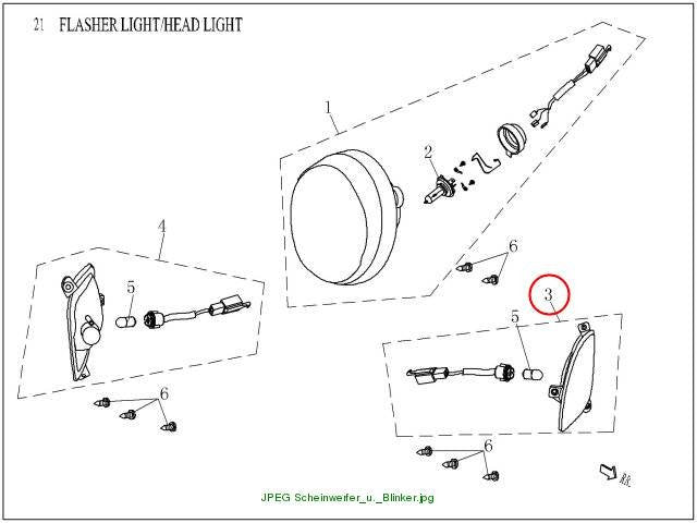 Front left turn signal