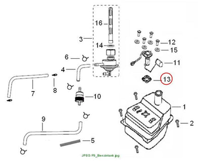 Dichtung Benzinstandgeber
