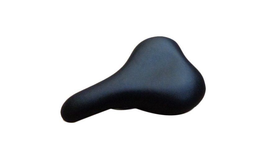 Saddle (women's) black w. silver lines