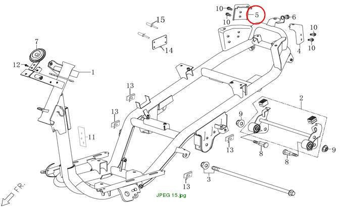 right fixing bracket