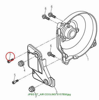 BOLT,SOCKET M5*15