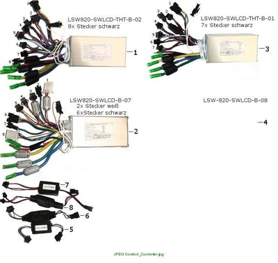 Controller LSW820-SWLCD-B-07, 6S/2W Ste.