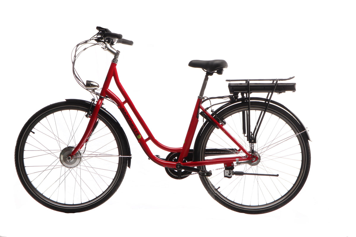 SAXONETTE Fashion Plus 2.0 U28x45 7G Hub Gear RT SG 11.6Ah VM glossy ruby red (B-stock)