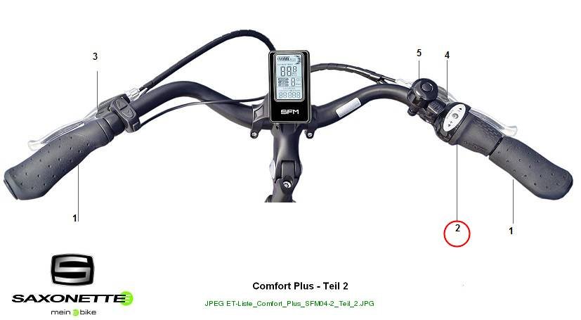 Nexus Revo shifter 1700mm Comfort Plus 28",26"