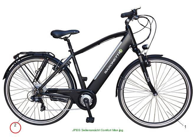 HR mit Motor ohne Bereifung Comfort Men