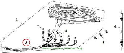 WIRE, SPEEDOMETER COMP.MODEL1