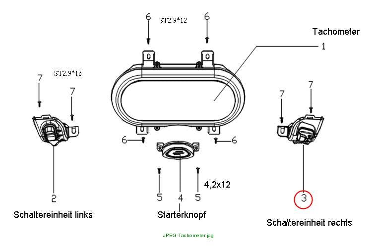 Schalter rechts E2R