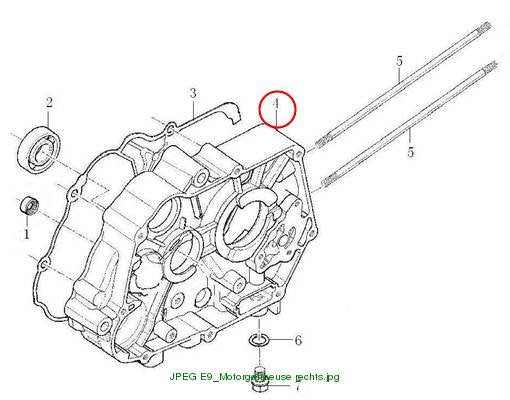 RIGHT CRANKCASE BLOCK