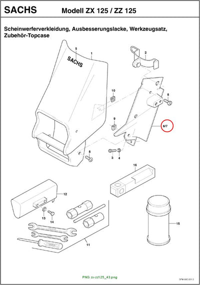 COCKPIT INTERMEDIATE PART LEFT
