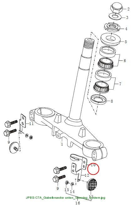 Clamp, brake hose