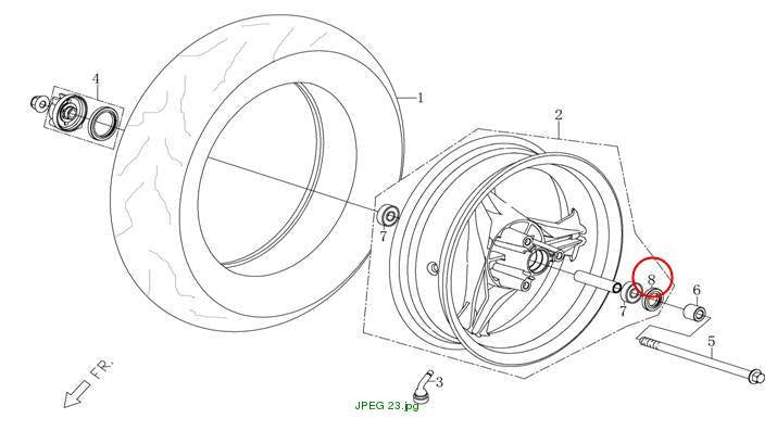 Gasket (without spring)