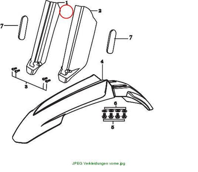 A-pillar trim ZZ_ZX white left