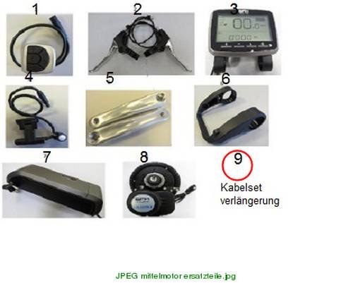 DU250 cable set extension 400mm