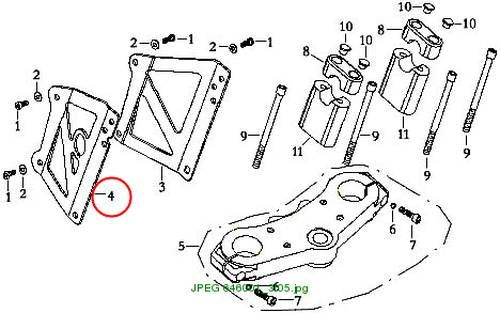 Left Bracket, Headlamp