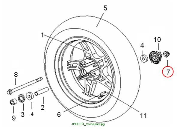 Flanschmuter M12x1,25