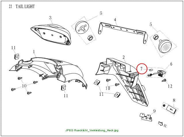 Bulb,License plate's light(12v 5w)