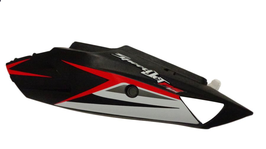 REAR LEFT DECO PANEL, matt black