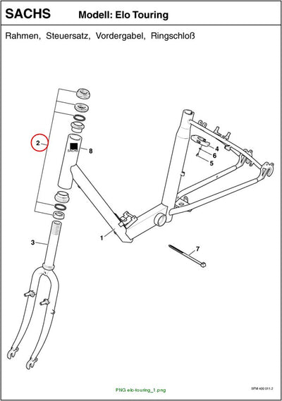 HEADSET Hybrid Bike ELO Tour.
