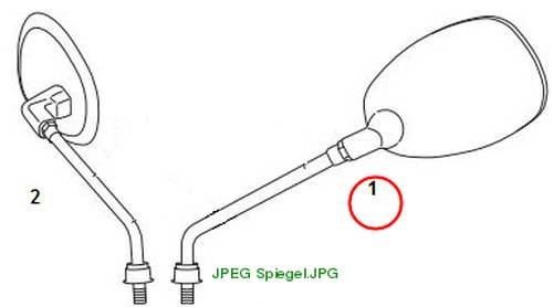 Spiegel links Speed E