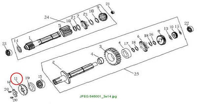 Output sprocket(16Z)