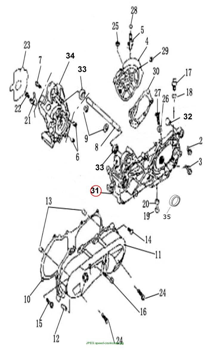 CRANKCASE, LH