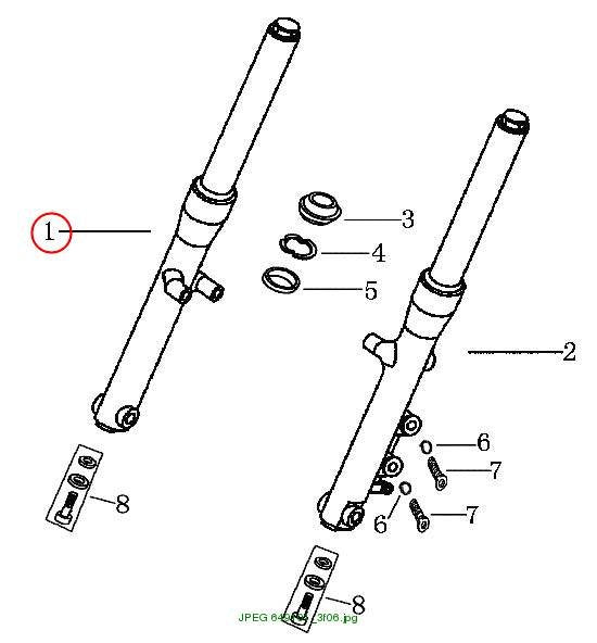 FRONT SHOCK ABSORBER(RIGHT)