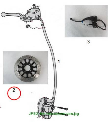 Bremsscheibe vorne Novi  Speed E