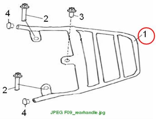 REAR HANDLE,BLACK